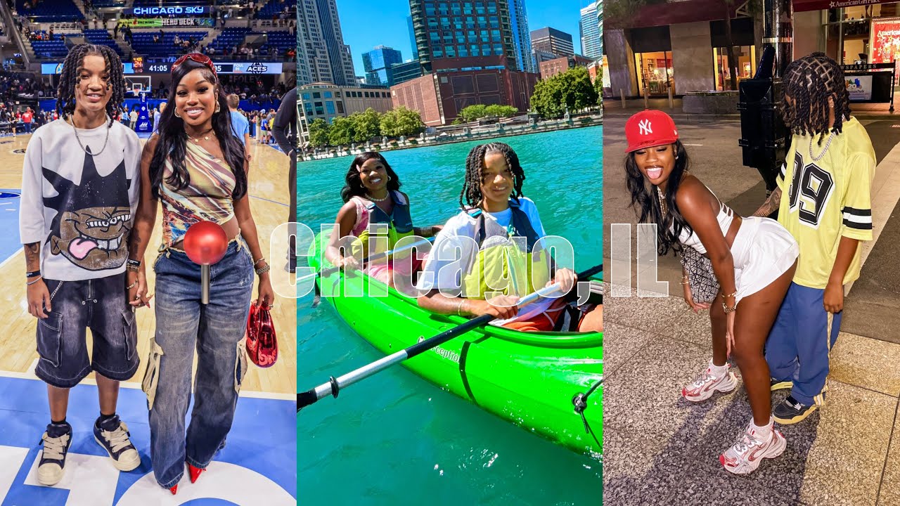 24 HOURS IN CHICAGO | Kayaking , River Walk , Court Side WNBA Game & MORE!