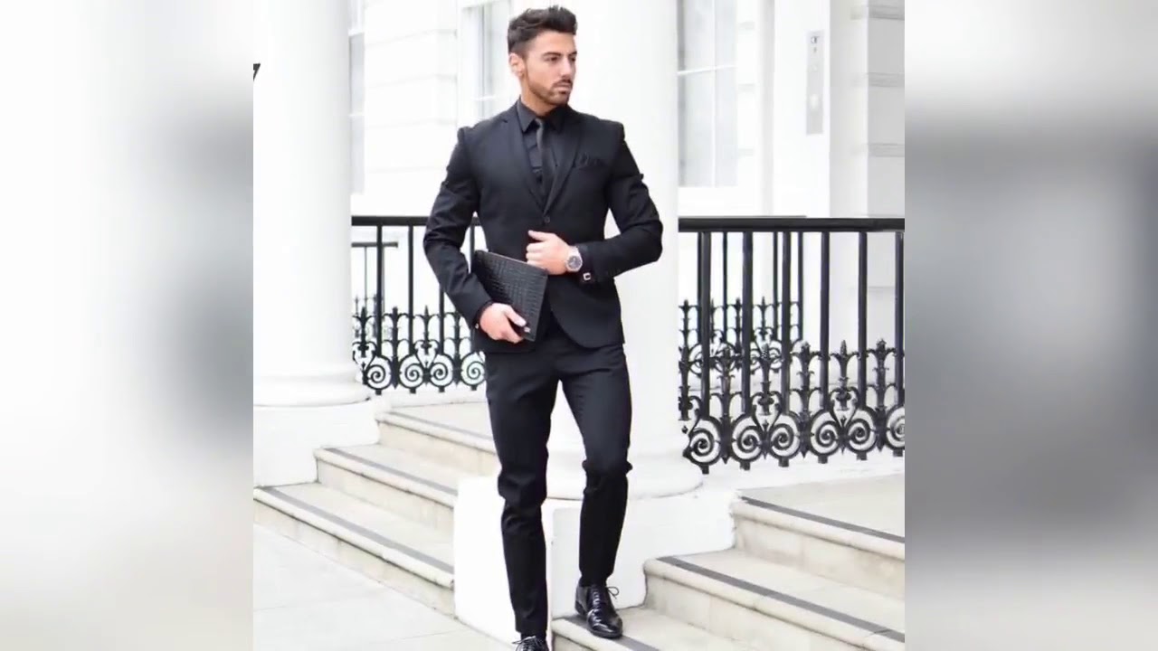 Black  Suit  Styles  For  Men - Male Fashion - Beauty bloggers