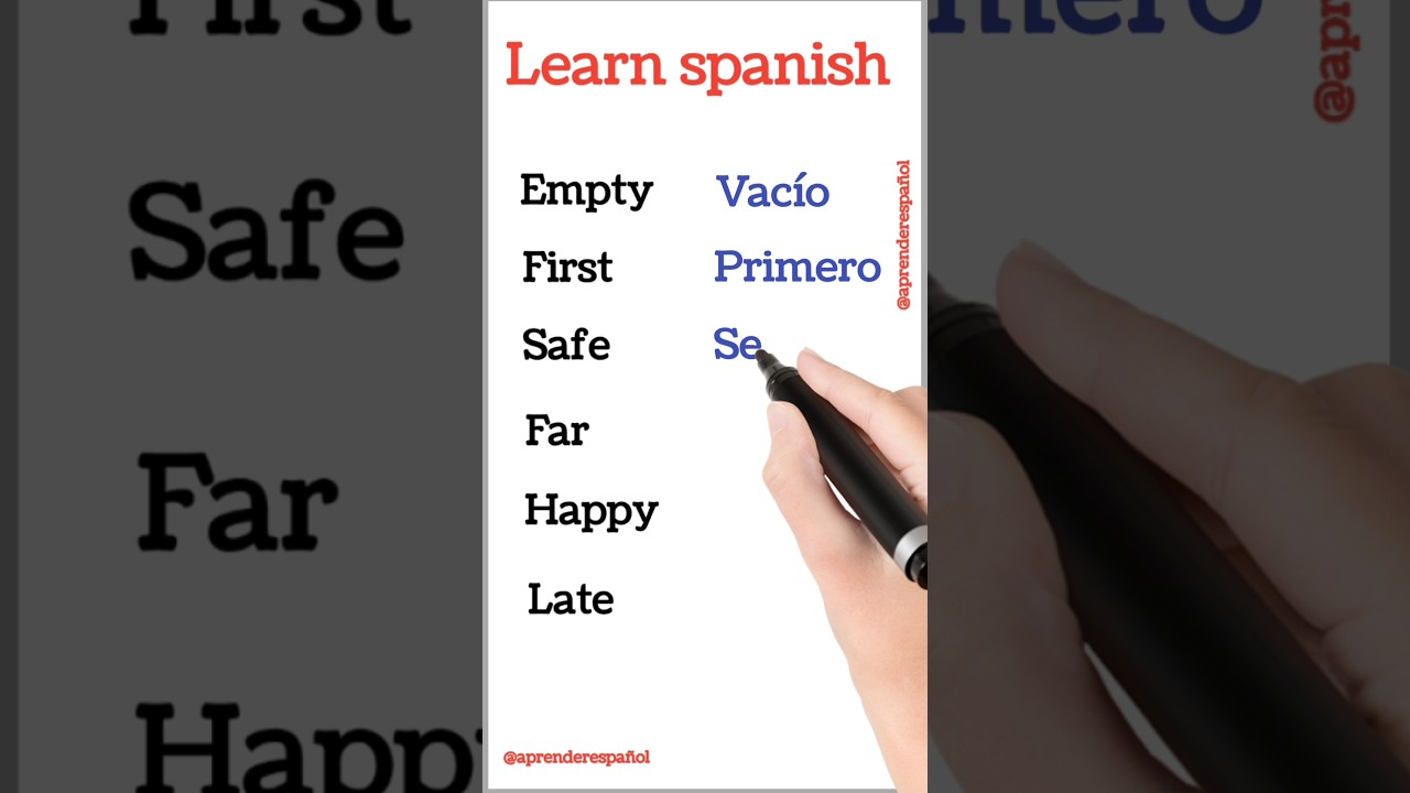 learn basic vocab ||aprender vocabulario básico 