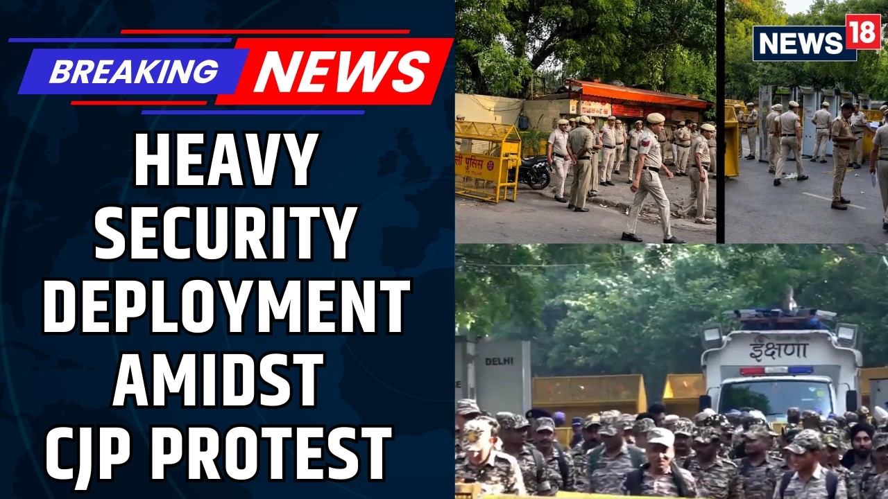 Cockroach Janta Party Protest At Jantar Mantar In Delhi, Huge Security Deployment Seen | News18
