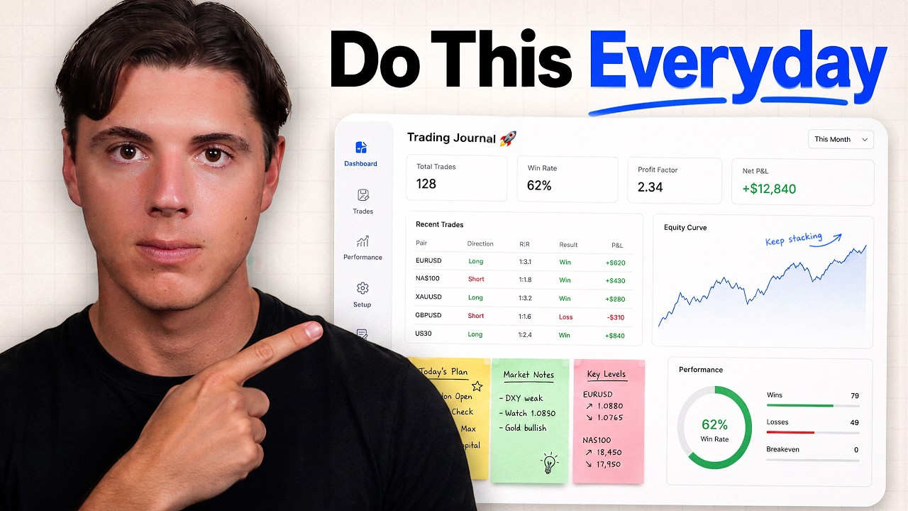 I'm begging you to start a trading journal (make way more profit)