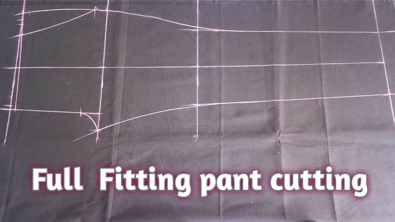 Tight  pant cutting in Hindi//Full Fitting  pant cutting//फुल टाइट पेन्ट कटिंग करने का सही तरीका।