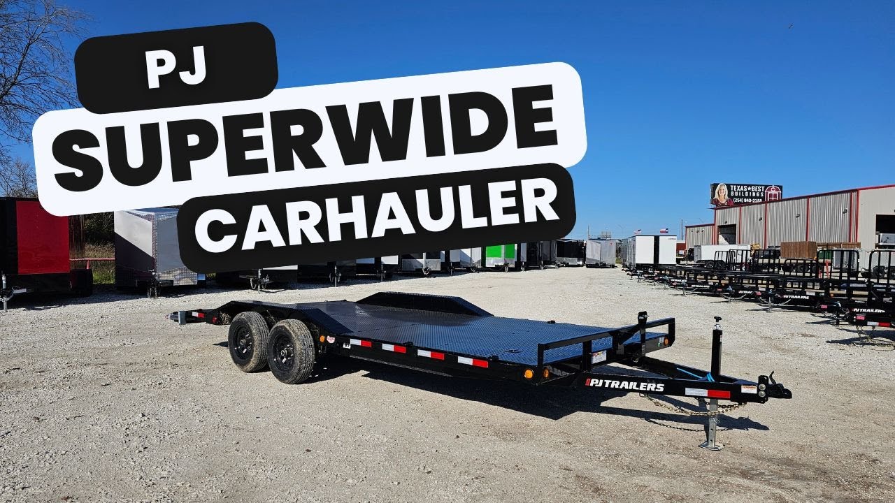 Kick the Tires on a PJ Superwide Car Hauler!