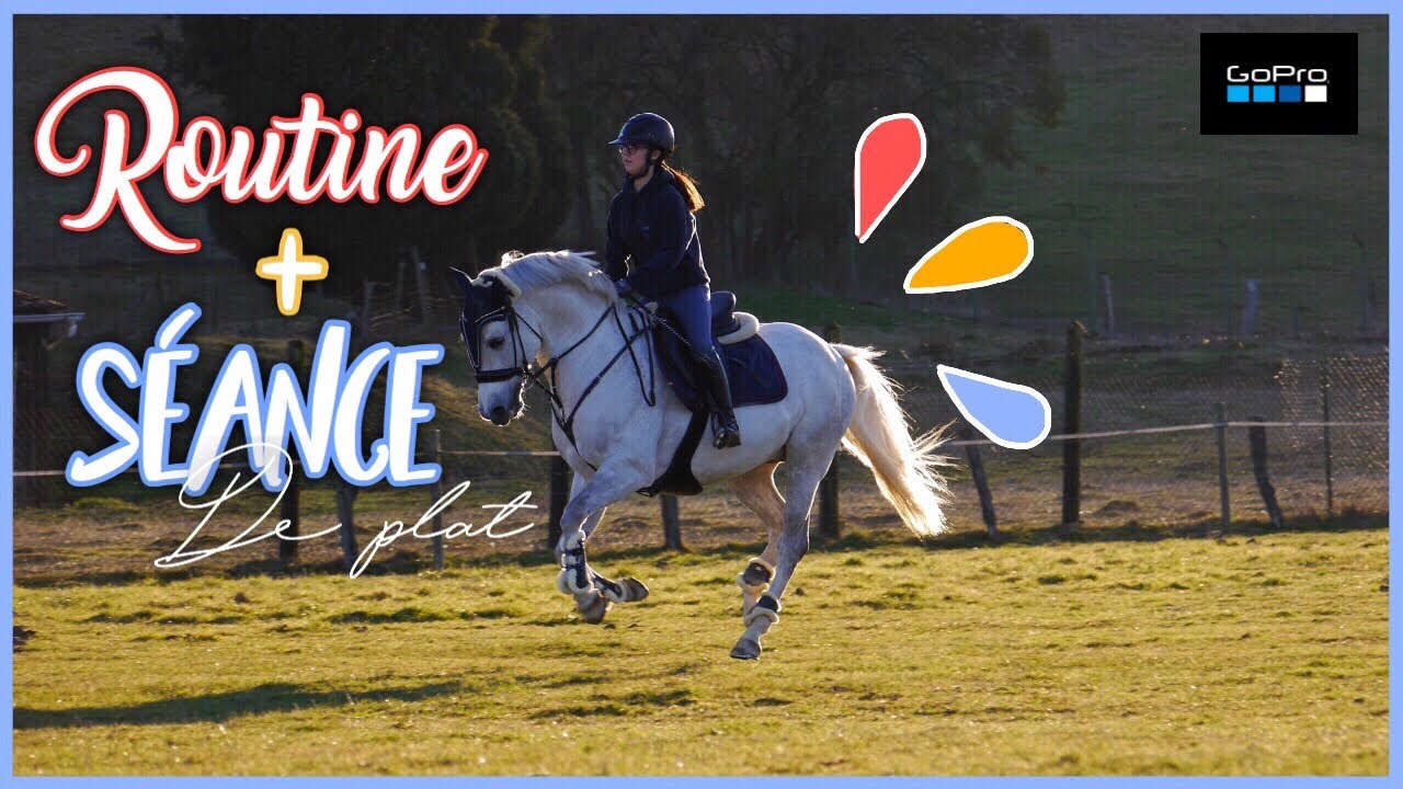 ROUTINE + SÉANCE avec moi 🐴😇