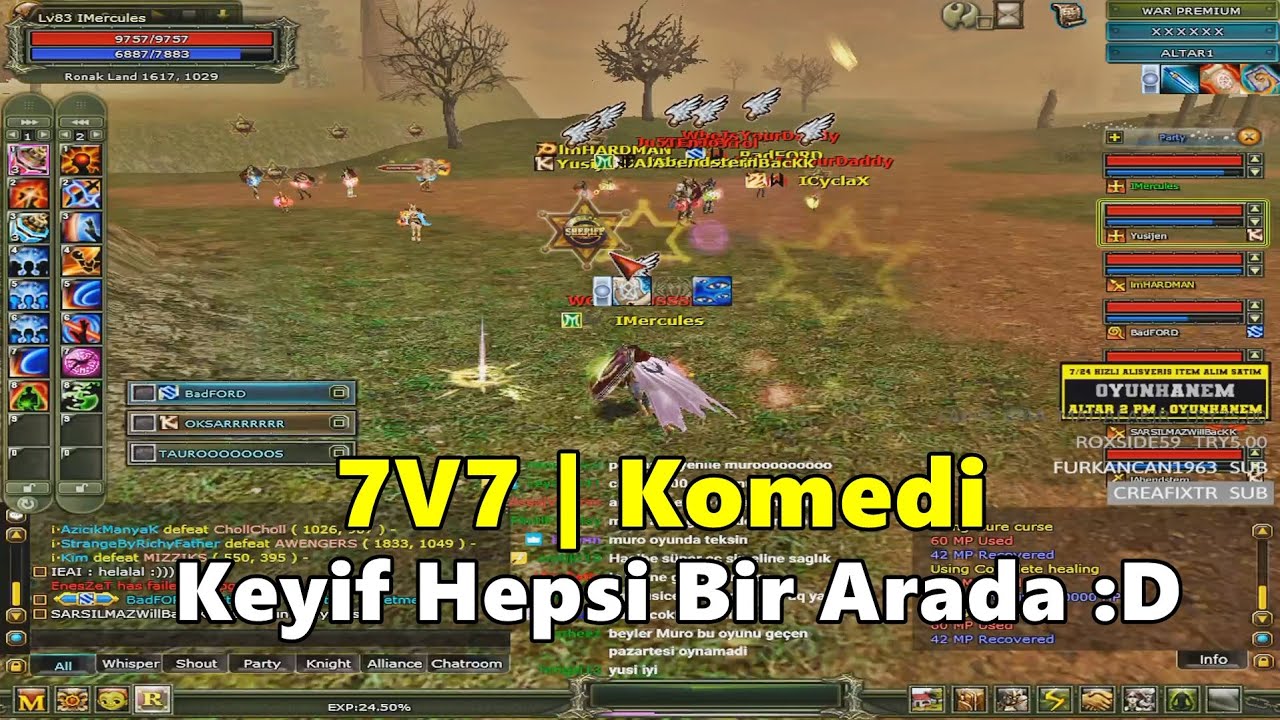 DomenicoWacco - Kendi Aralarında | 7V7 Atıyorlar | Komedi & Keyif Hepsi Bir Arada :D | Knight Online