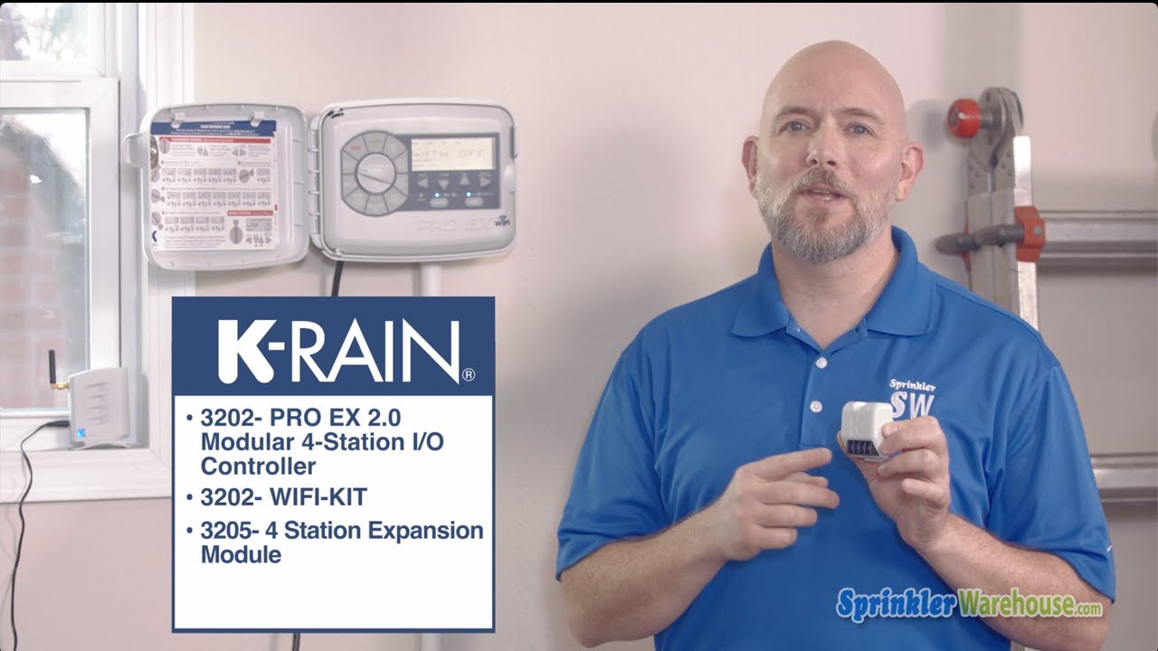 K-Rain EX Pro 2.0 Modular 4 Station I/O Controller