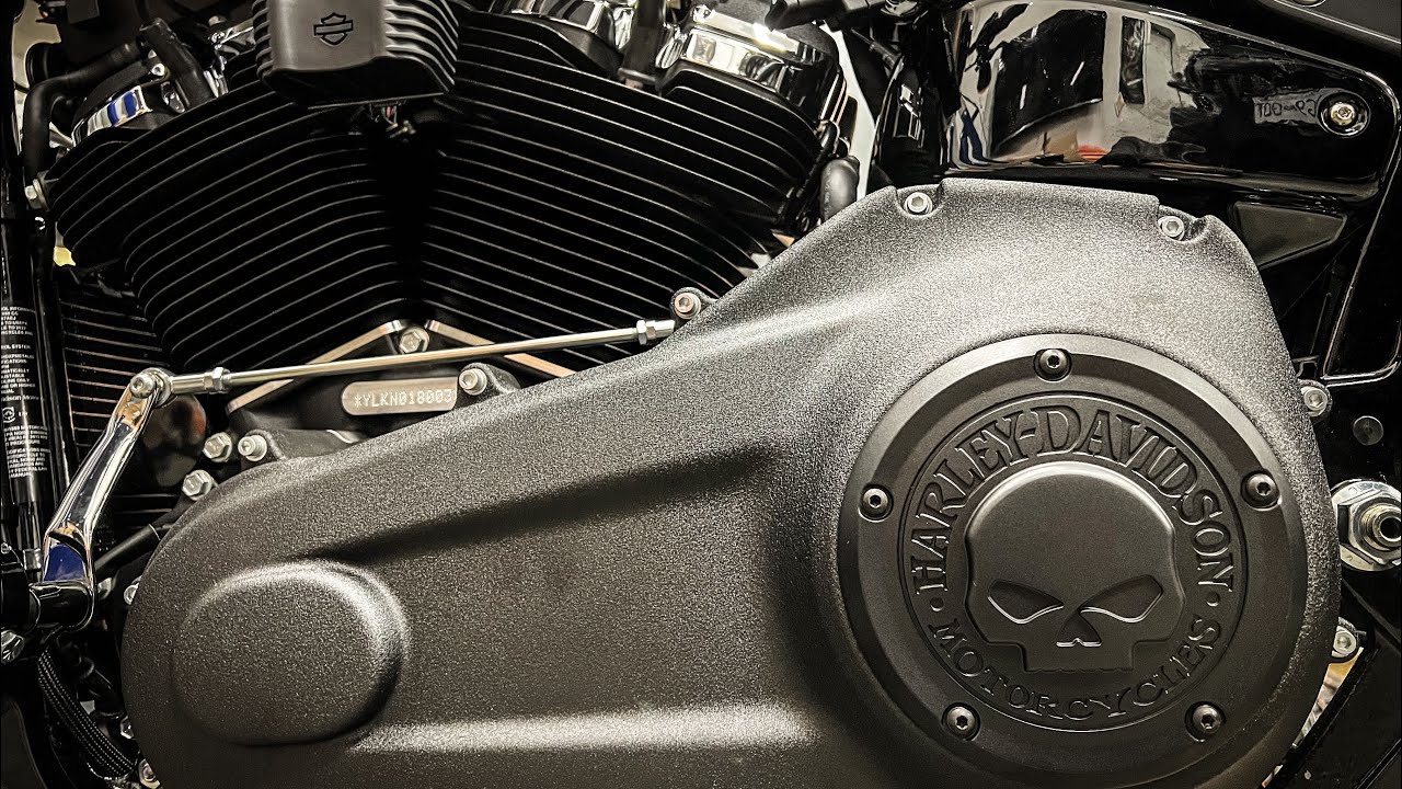 HOW TO CHANGE DERBY COVER 2022 HARLEY DAVIDSON FAT BOB