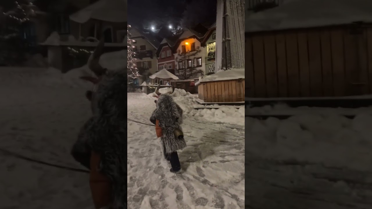 Avusturya'nın Hallstatt kasabasında Krampus'tan nasıl dayak yiyorum?