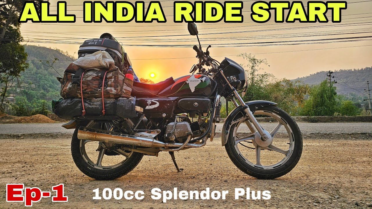 EP-1 ALL INDIA RIDE ON 100cc Bike HERO SPLENDOR PLUS | EXPLORE UTTRAKHAND | KEDARNATH YATRA 2024