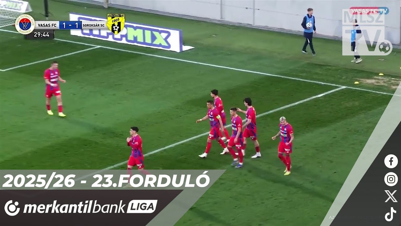 Vasas FC - Soroks&aacute;r SC| 3-1 (1-0) | Merkantil Bank Liga NB II. |23. fordul&oacute;