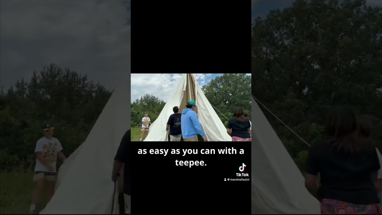 Building Anishinaabe Lodges #anishinaabe #indigenouspeople #indigenous #nativeamerican #teepee #fy