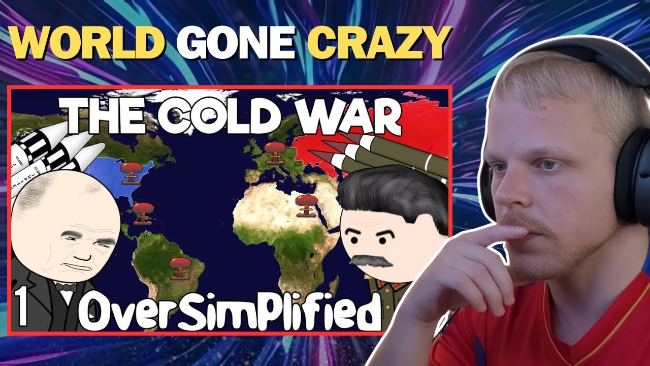 European First time reacting to The Cold War Oversimplified