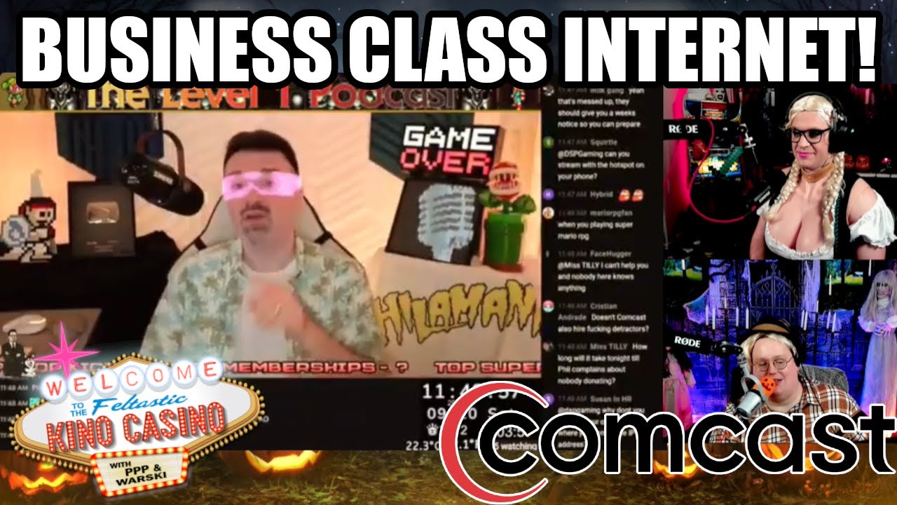 Kino Casino on DarksydePhil's Business Class Comcast Internet Arc! (w/ Chat)