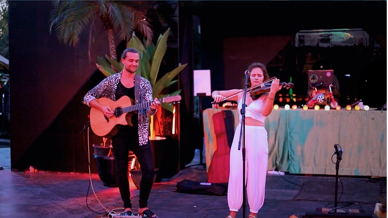 Violin & Guitar Improvisation | Live | Open - Air 