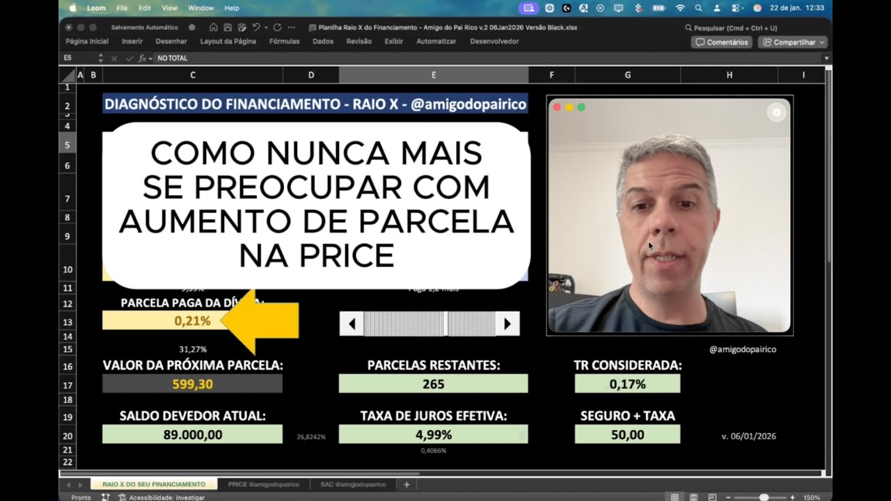 O antídoto para o aumento da parcela da Price - Como nunca mais se preocupar com aumento de parcela