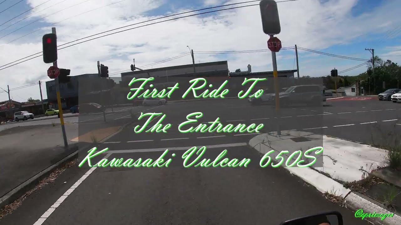 First Ride To The Entrance - Kawasaki Vulcan 650s