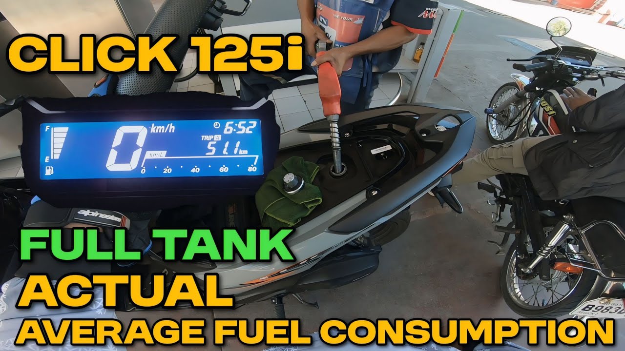 Honda Click 125i Fuel Consumption Actual Solo Ride Break in | BossPhantomSpeed