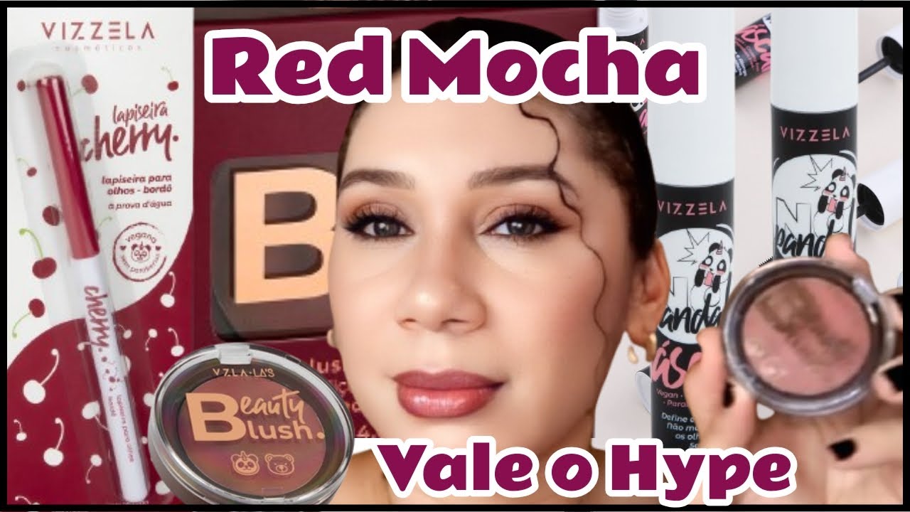 Novo  Beauty Blush Compacto Red Mocha da Vizzela + La's