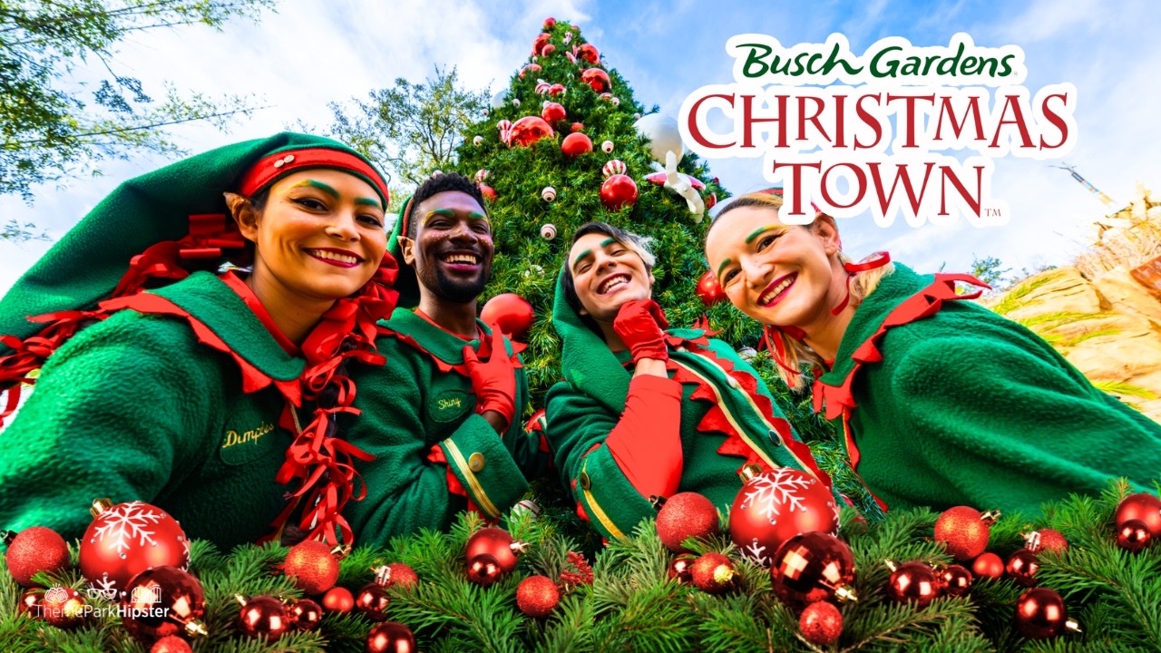 Путеводитель для новичков по Рождественскому городку в парке Busch Gardens Tampa в 2026 году ❄️