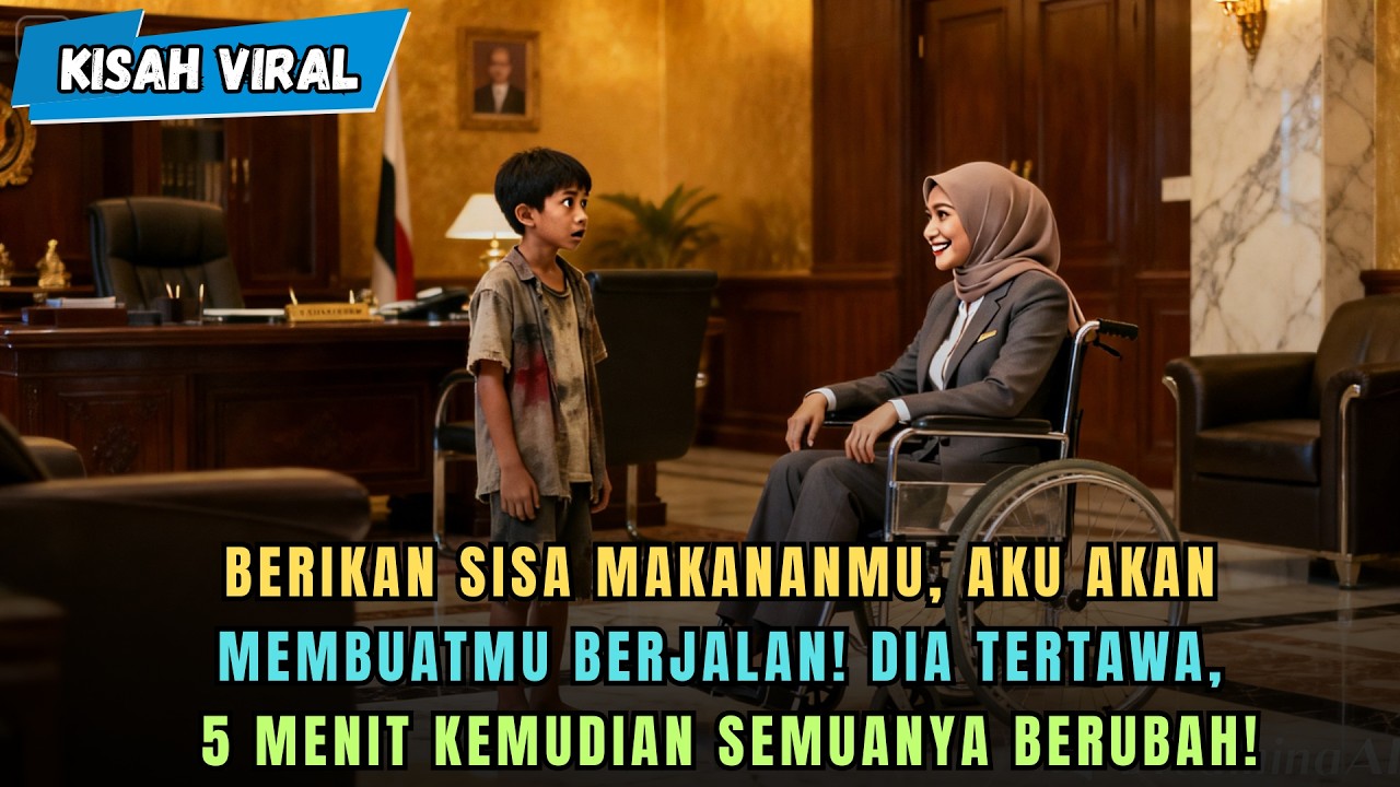 BERIKAN SISA MAKANANMU, AKU AKAN MEMBUATMU BERJALAN! DIA TERTAWA, 5 MENIT KEMUDIAN SEMUANYA BERUBAH