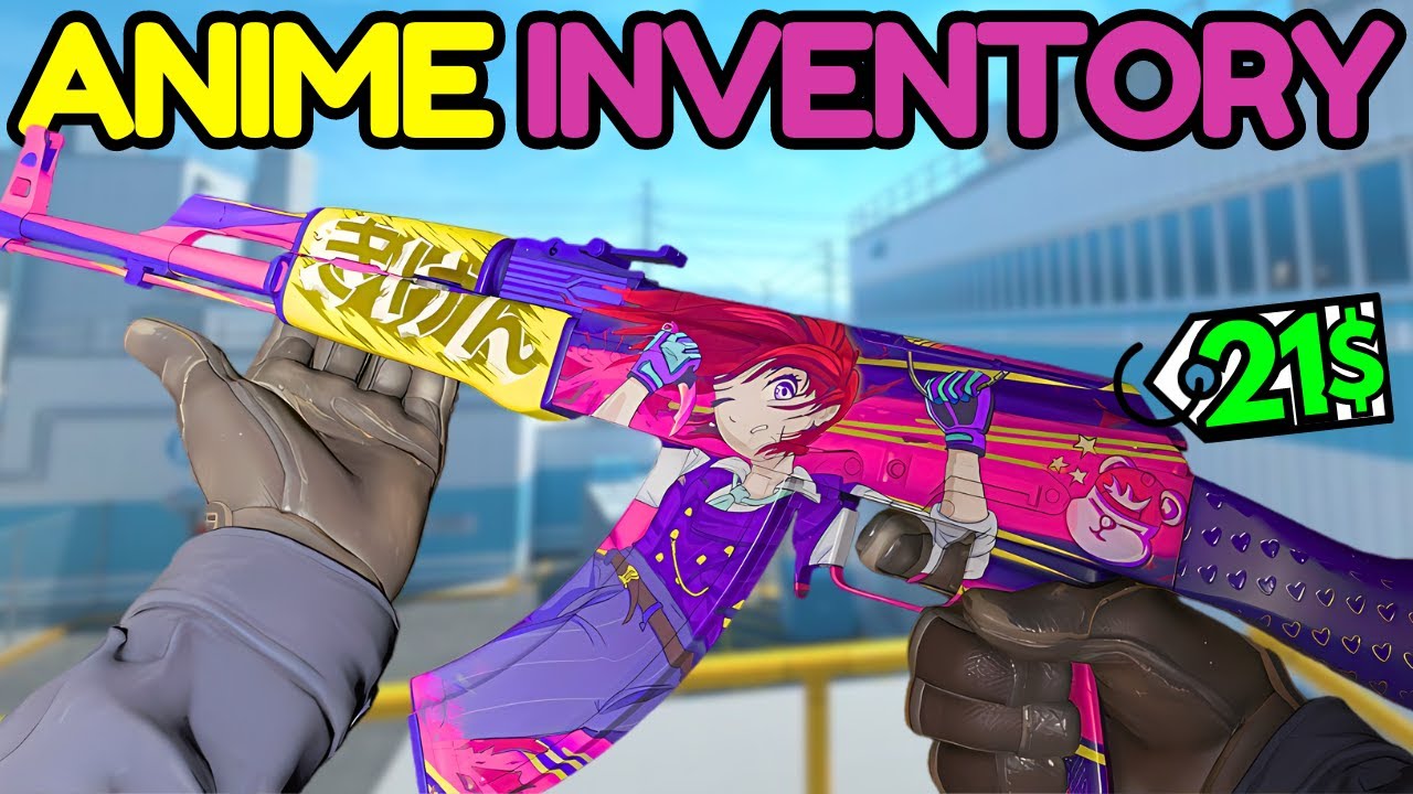 ULTIMATE Anime Inventory in CS2 (BEST Budget Anime Skins & Stickers 2024)