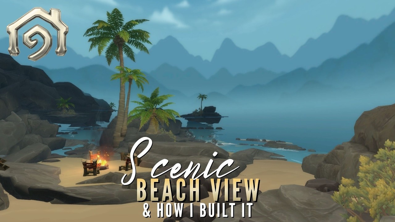 Can I build A Beach in WoW Housing? Full build (x3 speed) | No Commentary