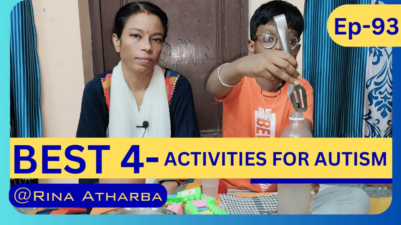 Best 4 activities for Autism in Occupational Therapy at Home | Fine motor Attention skills