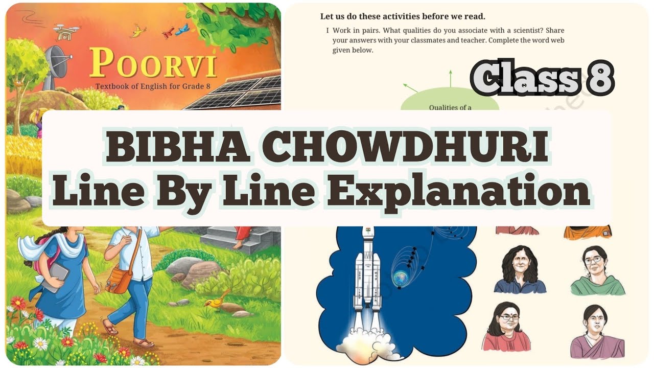 Bibha Chowdhuri - Explanation in Hindi | Class 8th English (Poorvi) | Unit 5 | CBSE 2025-26 