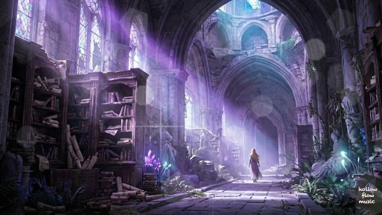 Archival Silence - Ambient Fantasy Music with Female Vocals for Focus, Relaxation, Sleep and Study