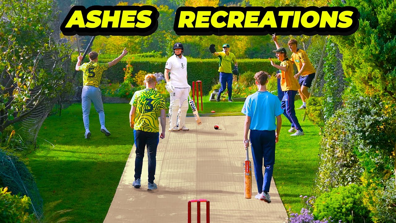 We Recreated the Most ICONIC Ashes Moments