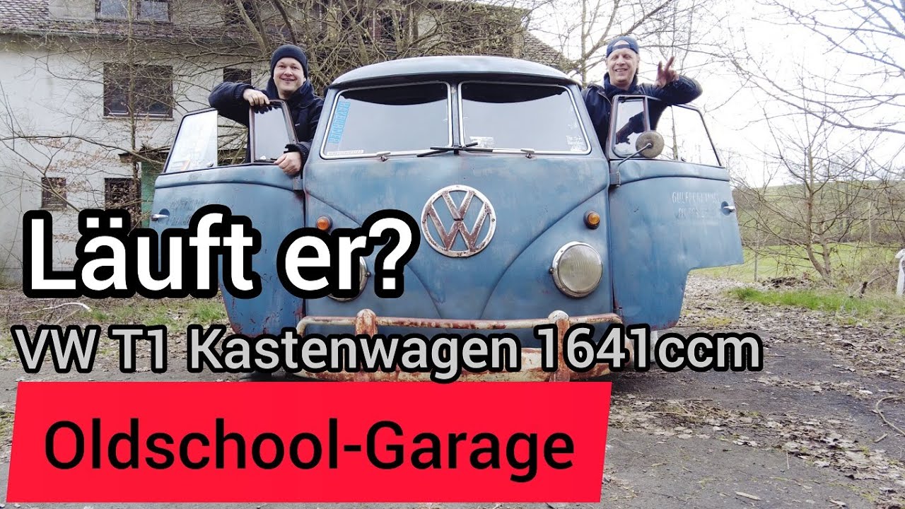 [VW T1 Kastenwagen] - erste Testfahrt - 1641ccm Motor - läuft er?
