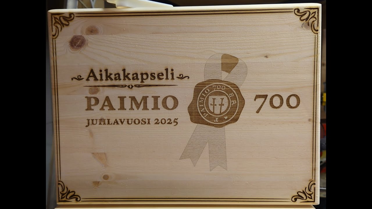 Paimio 700  juhlavuoden aikakapselin t&auml;ytt&auml;minen 22012026