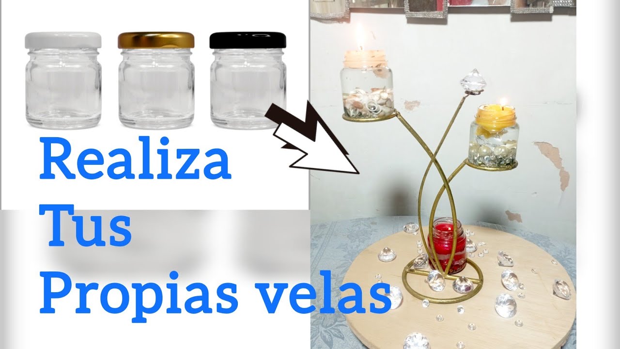 Crea Tus Propias Velas, Fáciles y Elegantes