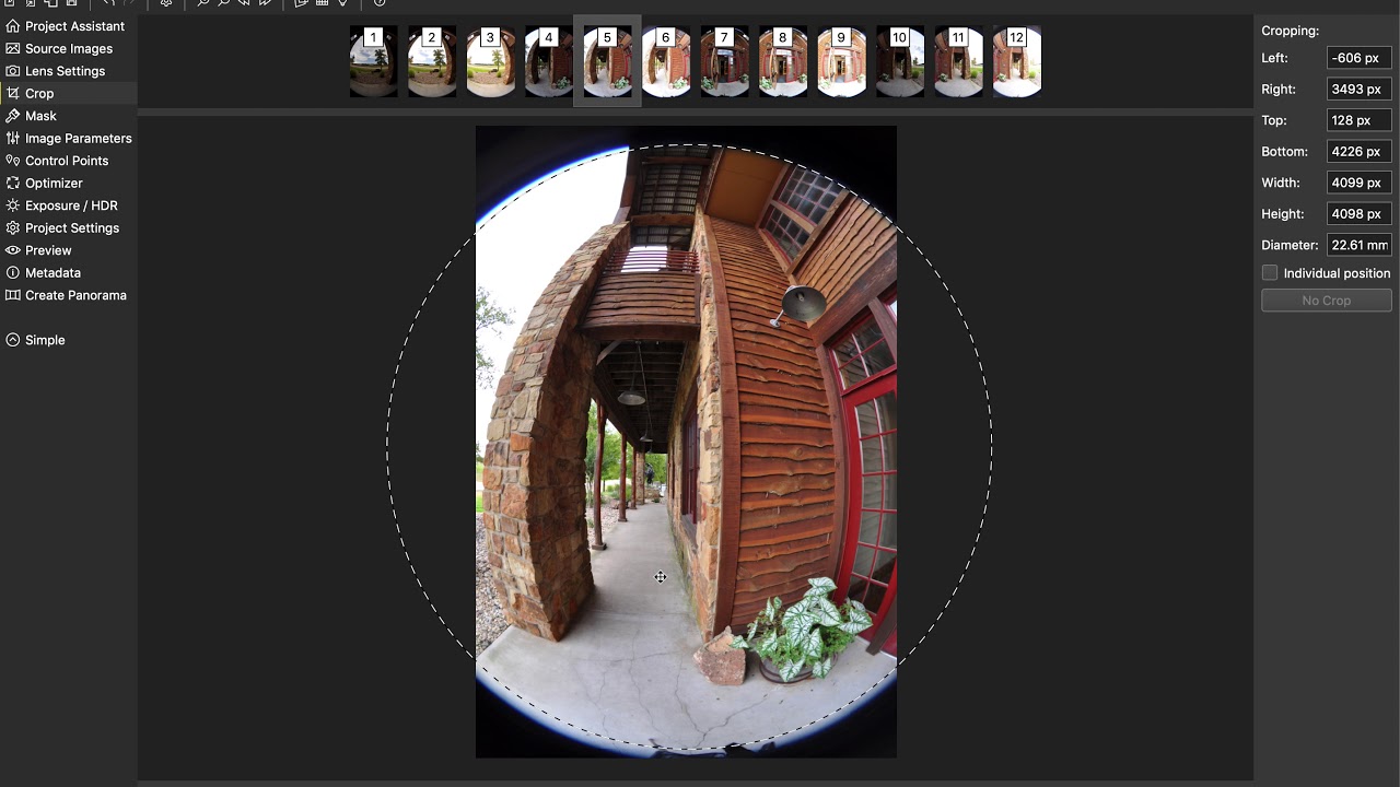 stitch 360 Spherical Panoramas using PTGui
