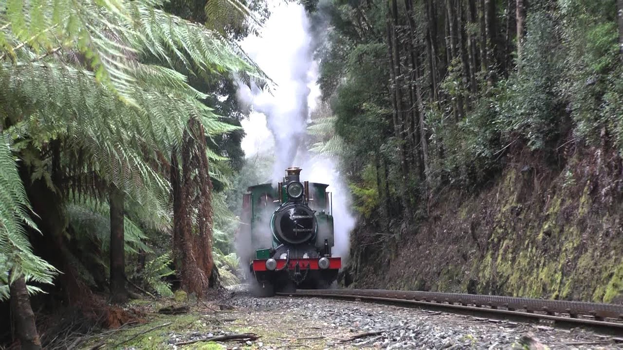 West Coast Rack Railway - Tasmania - from the trackside.