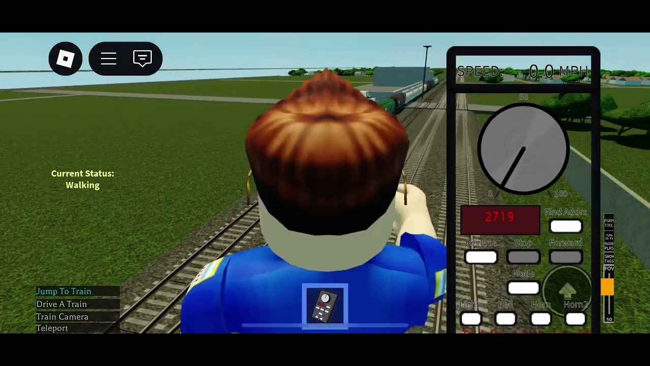 Driving FEC 2719 GP7 in Roblox 