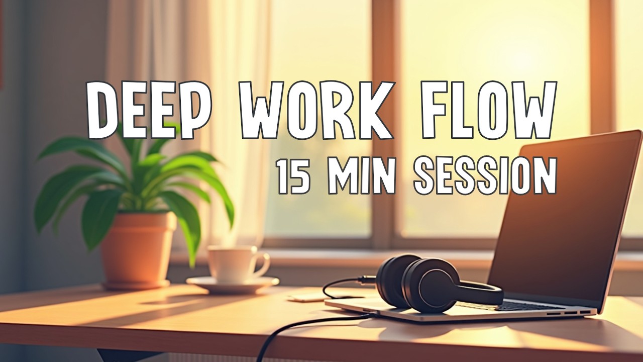 Deep Work Flow 🧠 15 Mins Ambient Guitar for Non-Stop Concentration
