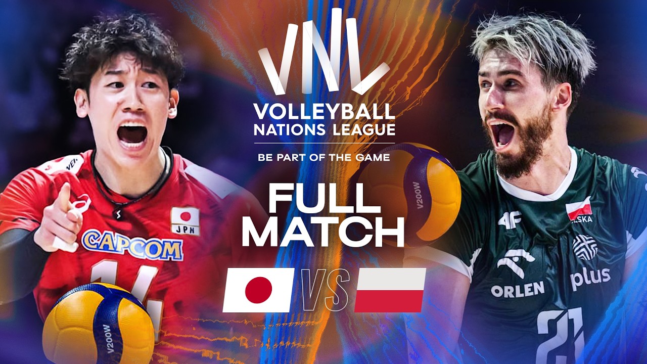 Japan 🇯🇵 vs. Poland 🇵🇱 - Quarter Final | VNL 2025 - Full Match