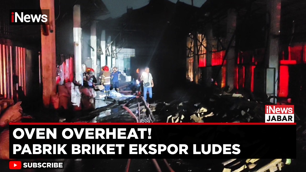 Kebakaran Dahsyat di Cirebon! Pabrik Briket Ekspor Ludes Dilalap Api | iNews Jabar