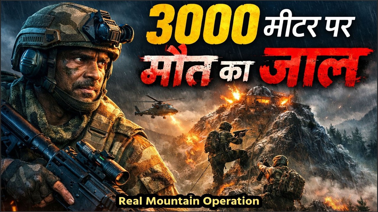 3000 मीटर पर मौत का जाल | असली ऑपरेशन की सच्ची कहानी | Mountain Warfare