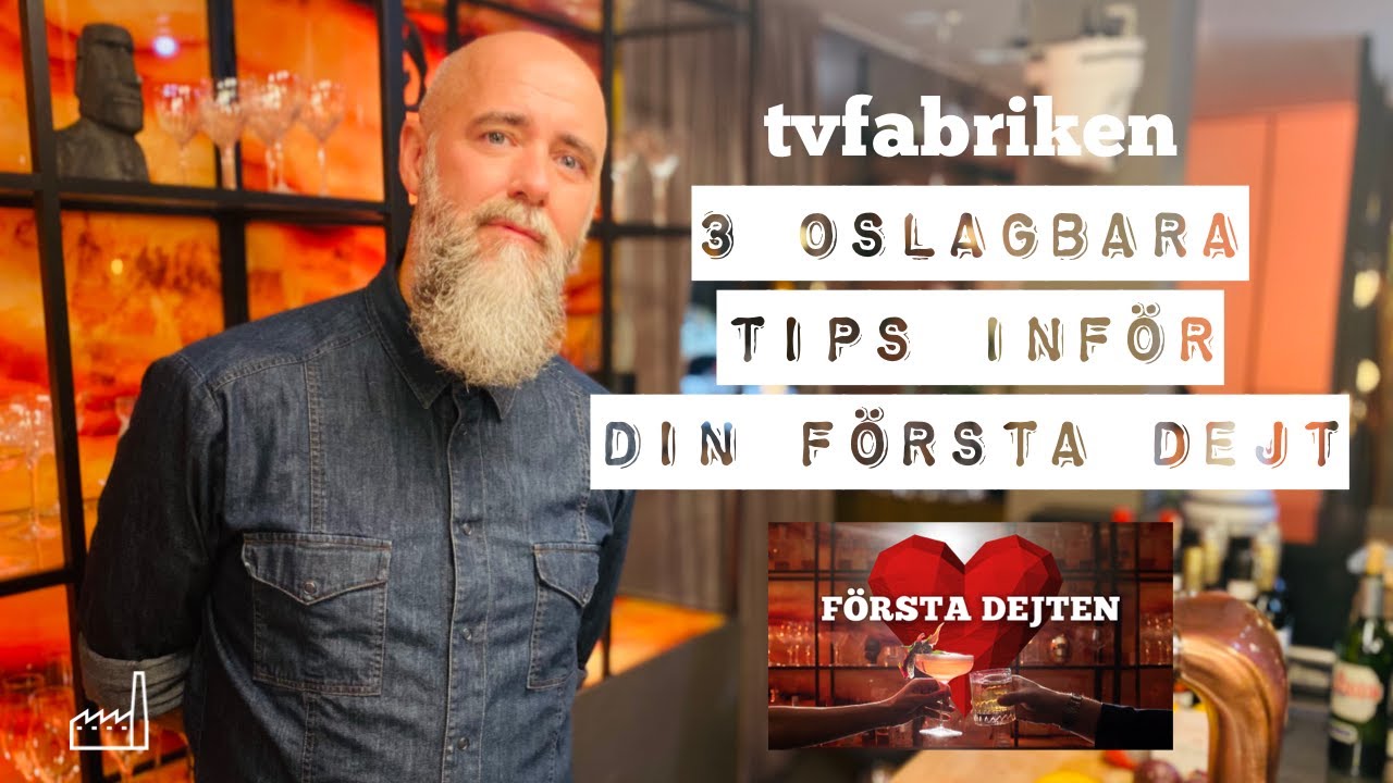 Första dejten - 3 oslagbara tips från tv-bartendern Daniel