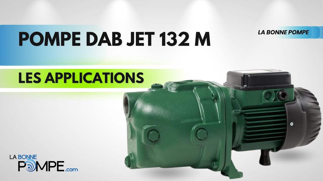 Pompe DAB JET 132 M : Débit Puissant et Performance Fiable | La Bonne Pompe