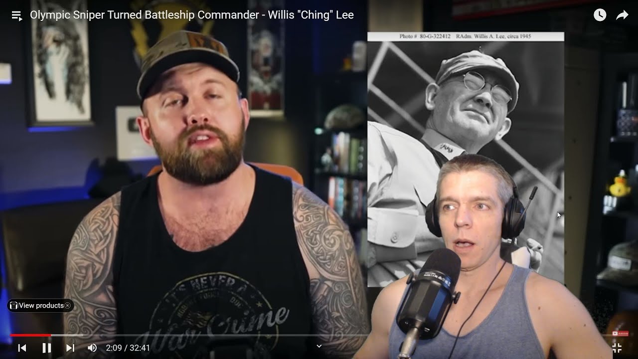 Navy Vet Reacts to Olympic Sniper Turned Battleship Commander - Willis Ching Lee by Fat Electrician