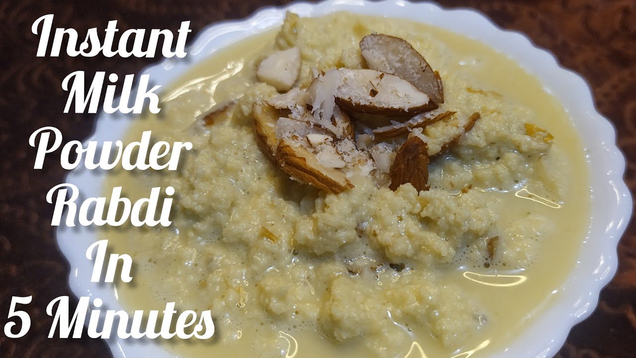 Rabdi Recipe /Instant Rabdi With Milk Powder /Milk Powder Recipes /Quick Rabdi /Indian Sweet Recipes