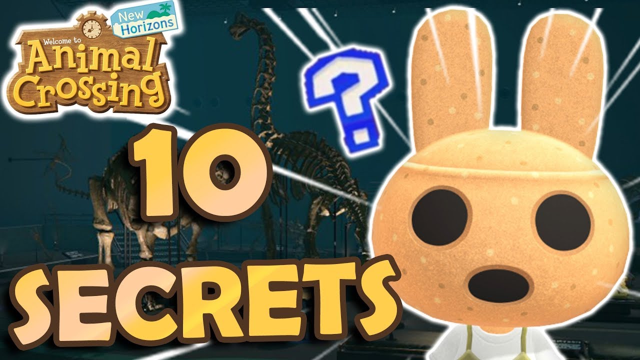 10 SECRETS sur Animal Crossing New Horizons
