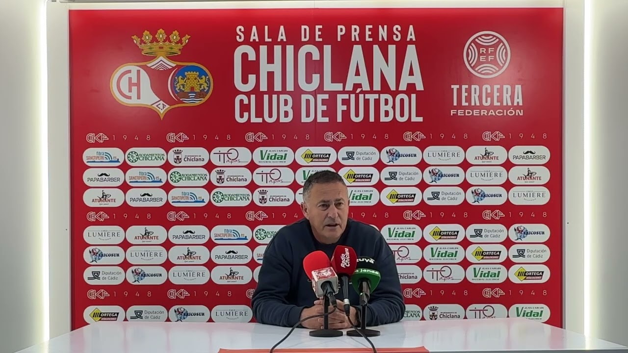 4/3/26 ⚽️ #ChiclanaCF 🆚 #BollullosCF 2️⃣-2️⃣ Alfonso Cortijo, entrenador del Chiclana C.F.