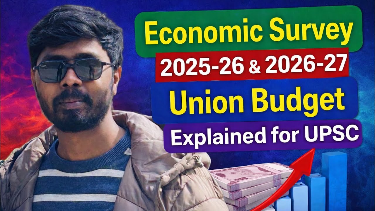 Economic Survey 2025-26 & Union Budget 2026-27 Complete Analysis for UPSC | GS-III Notes