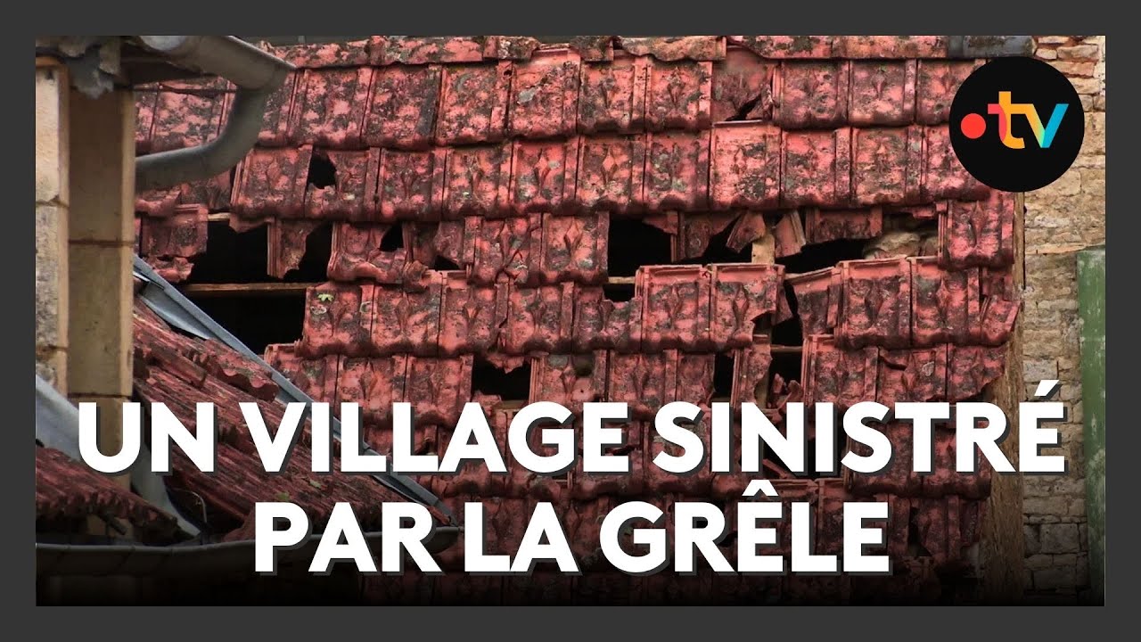 Orages : Nadaillac, commune sinistrée par la grêle