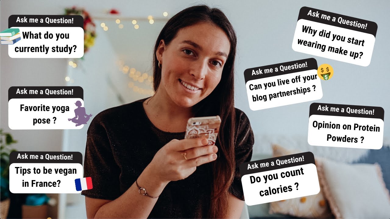 FUN & CHILL Q&A with moi 🤓! Yoga Teacher + Vegan Influencer