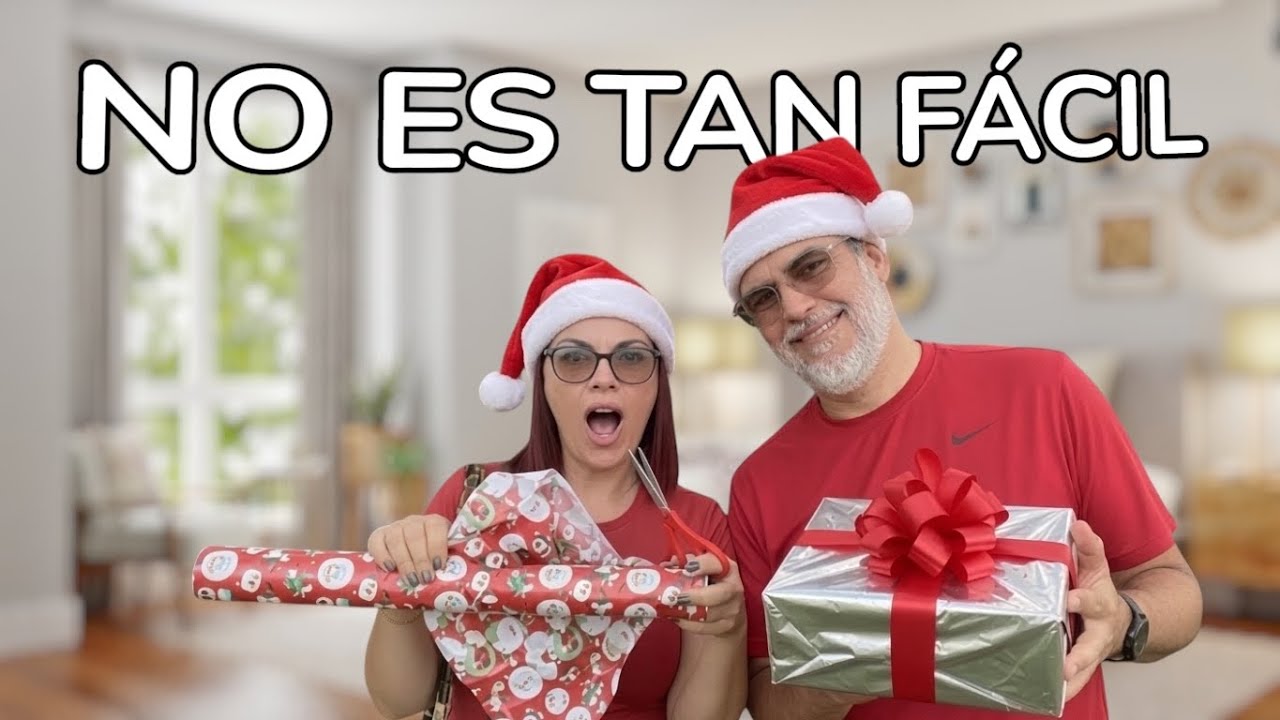 🎄CAOS Navideño: ENVOLVER los REGALOS no fue tan fácil 😡 | VLOGMAS 7 🇺🇸